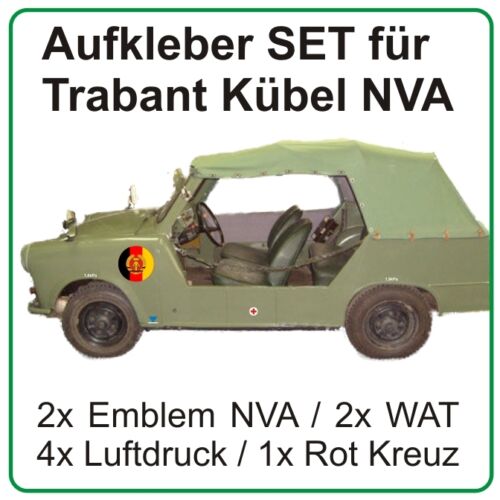 2 Hoheitszeichen GST DDR Original für Trabant Kübel/Panzer/LKW/Gulaschkanone,.. 